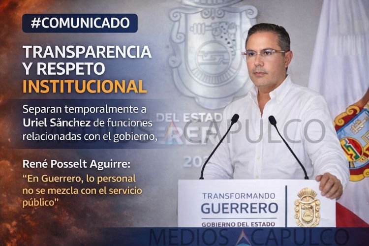 René Posselt Aguirre: ¨En Guerrero, lo personal no se mezcla con el servicio publico¨
