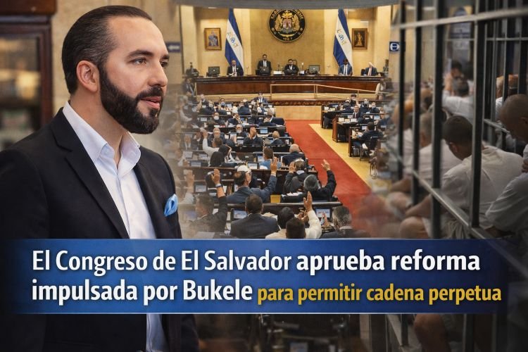 Reforma impulsada por Bukele es aprobada por el Congreso de El Salvador