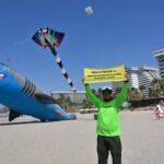 La vida marina toma el cielo en Acapulco, Guerrero
