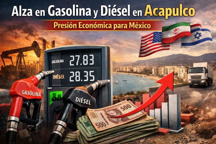 Gasolina y diésel en Acapulco presionan acuerdo energético en México