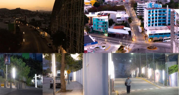 Sendero seguro para estudiantes y mujeres en avenida Universidad