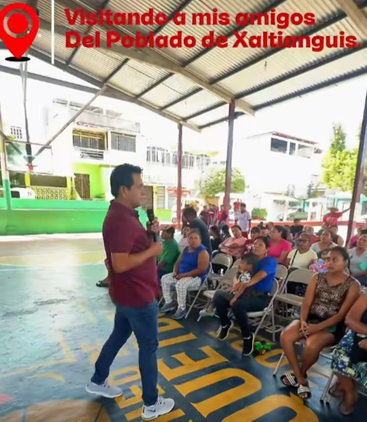 Carlos Granda visita Xaltianguis y refuerza apoyo alimentario en Acapulco para familias vulnerables