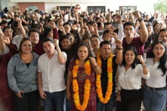 Encabeza Beatriz Mojica Encuentro Estatal de Juventudes Morena Guerrero