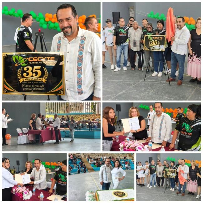 Audel Urbina Serrano engalana el 35° Aniversario del CECYTEC Acapulco