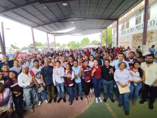 Mantiene Jacko Badillo trabajo en territorio en apoyo a la asamblea informativa de Beatriz Mojica